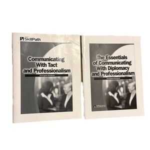 SkillPath Communicating With Tact & Professionalism + Diplomacy Workbook Set